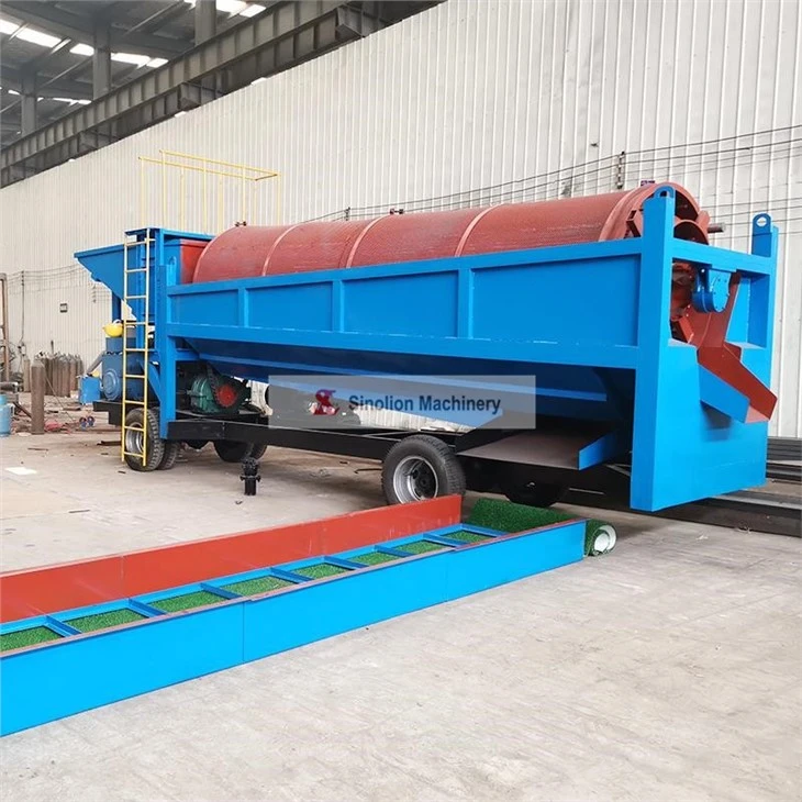 Mobile Gold Trommel Washing Plant