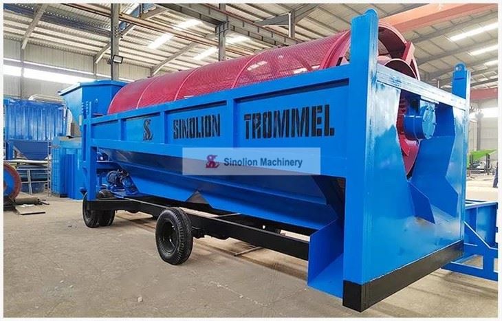 Mobile Gold Trommel Washing Plant